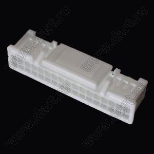PUDP-34V-S корпус розетки на кабель; шаг 2,00мм; 34 (2x17)-конт.