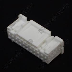 PUDP-22V-S корпус розетки на кабель; шаг 2,00мм; 22 (2x11)-конт.