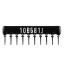 SIP 10P5R-B680RJ 5% (10B681J) сборка резисторная тип B; 5 резисторов; R=680 (Ом); 5%