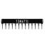 SIP 13P12R-A470RJ 5% (13A471J) сборка резисторная тип A; 12 резисторов; R=470 (Ом); 5%