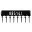 SIP 8P4R-B510KJ 5% (8B514J) сборка резисторная тип A; 4 резистора; R=510 кОм; 5%