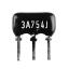 SIP 3P2R-A750KJ 5% (3A754J) сборка резисторная тип A; 2 резистора; R=750 кОм; 5%