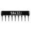 SIP 9P8R-A4K3J 5% (9A432J) сборка резисторная тип A; 8 резисторов; R=4,3 кОм; 5%