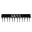 SIP 12P11R-A750RJ 5% (12A751J) сборка резисторная тип A; 11 резисторов; R=750 (Ом); 5%