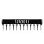 SIP 12P11R-A300RJ 5% (12A301J) сборка резисторная тип A; 11 резисторов; R=300 (Ом); 5%