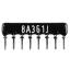 SIP 8P7R-A360RJ 5% (8A361J) сборка резисторная тип A; 7 резисторов; R=360 (Ом); 5%