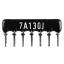 SIP 7P6R-A13RJ 5% (7A130J) сборка резисторная тип A; 6 резисторов; R=13 (Ом); 5%