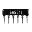 SIP 6P5R-A560RJ 5% (6A561J) сборка резисторная тип A; 5 резисторов; R=560 (Ом); 5%