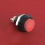 BLGQ12G-10/R/A кнопка антивандальная; без фиксации; куполообразный высокий; красный; цинково-алюминиевый сплав (черный)