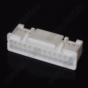 PUDP-26V-S корпус розетки на кабель; шаг 2,00мм; 26 (2x13)-конт.
