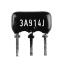 SIP 3P2R-A910KJ 5% (3A914J) сборка резисторная тип A; 2 резистора; R=910 кОм; 5%