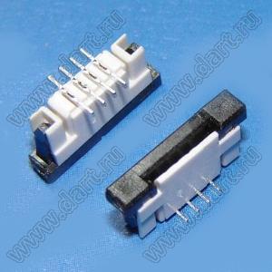 1223-04-01 (AF2G04R*S0T10_Q0Q1) розетка SMD для плоского шлейфа (FPC); шаг 1,0мм; 4-конт.; вертикальный вход