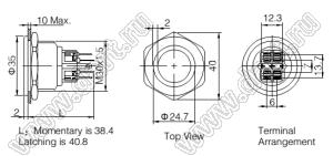 BLGQ30PF-22ZE/G/24V/S кнопка антивандальная антивандальный влагозащищенный; 2NO2NC; кольцевая; с фиксацией; зеленая; 24В; нержавеющая сталь