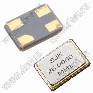 26.0000 MHz (SMD2016, KX-5 Geyer, DSX211G) резонатор кварцевый SMD; 26,0000МГц