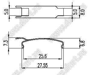 1501401 (RM14-CLAMP) клипса для трансформатора
