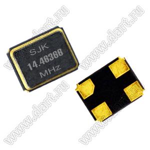 14.46366 MHz (SMD3225, KX-7 Geyer, DSX321G, 7U, ABM8) резонатор кварцевый SMD; 14,46366МГц