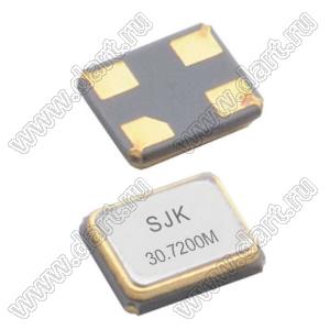 30.7200 MHz (SMD1612, KX-4 Geyer, DSX1612SL) резонатор кварцевый SMD; 30,7200МГц