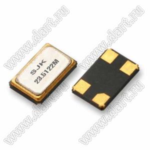 23.5122 MHz (SMD5032, KX-9A Geyer, 7I, 4-PAD) резонатор кварцевый SMD; 23,5122МГц