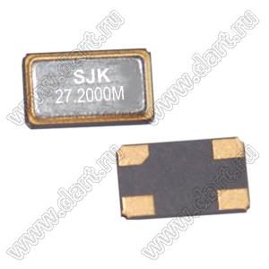 27.2000 MHz (SMD4025, KX-8 Geyer) резонатор кварцевый SMD; 27,2000МГц