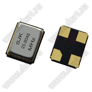 25.8048 MHz (SMD2520, KX-6 Geyer, DSX221G) резонатор кварцевый SMD; 25,8048МГц