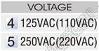 R13-285A8L2-01-BRRR5 переключатель клавишный миниатюрный; 4P DPST (светодиод) off-on (водонепроницаемый)