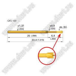 GKS-100-314-130A-1500 контакт-пробник