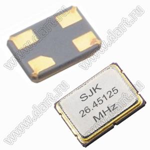 26.45125 MHz (SMD2016, KX-5 Geyer, DSX211G) резонатор кварцевый SMD; 26,45125МГц