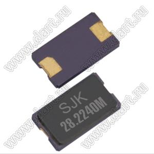 28.2240 MHz (SMD8045, KX-14 Geyer) резонатор кварцевый SMD; F=28,2240МГц; 28,2240МГц