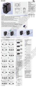 R13-263A1-01-BB5 переключатель клавишный; 2P SPST off-on