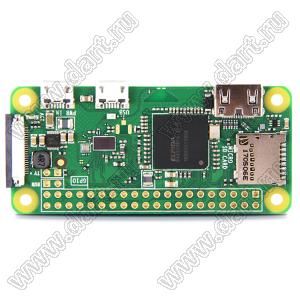 Raspberry Pi Zero W плата микрокомпьютера с модулями WiFi и Bluetooth