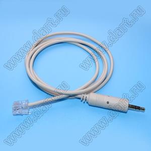 PHONE (Jack-RJ11 Cable)-0.8m кабель в сборе; длина 0.8м