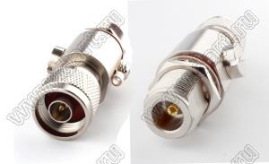 JC3.640.085 (BL-N-75JK-G-A) разъем кабеля молниезащиты (грозоразрядник) N-N коннектор