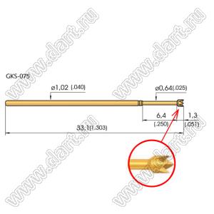 GKS-075-204-115A 0600 контакт-пробник