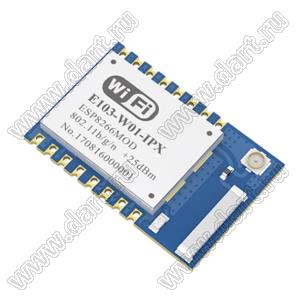 E103-W01 (GSM - YBTG01) модуль 2.4 GHz UART-WIFI с керамическими и IPX антеннами