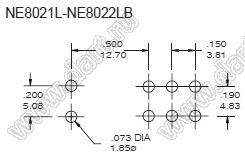 NE8022LB-TNQ переключатель рычажный герметичный угловой вертикальный ON-OFF-(ON)