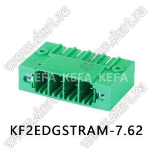 KF2EDGSTRAM-7.62-02P-14 угловая с монтажными втулками; шаг 7,62мм; I max=41/41А (UL/ICT); U=600/1000В (UL/ICT); 2-конт.