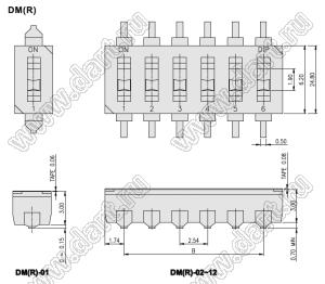 DMR (SWD4-xx) серия (P=2,54 мм)