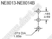NE8014-SNCQ переключатель рычажный герметичный прямой ON-OFF-ON