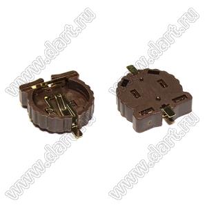 CH23-1220-SMD (BH-500, BS1220-2, KLS5-CR1220-02) держатель элемента питания; CR1225; горизонтальный; SMD