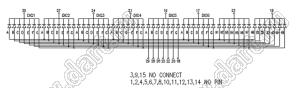 BJ3662AE индикатор светодиодный; 0.36"; 6-разр.; 7-сегм.; оранжевый; общий катод