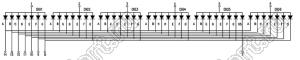 BJ3663BPG индикатор светодиодный; 0.36"; 6-разр.; 7-сегм.; зеленый; общий анод