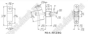 RS-4-R1-22-LQ-A5-H переключатель клавишный; 1.5A 250V