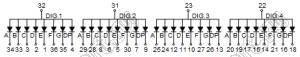 BJ5461DE индикатор светодиодный; 0.56"; 4-разр.; 7-сегм.; оранжевый; общий анод