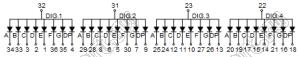 BJ5461DY индикатор светодиодный; 0.56"; 4-разр.; 7-сегм.; желтый; общий анод