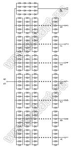 BJ80101AY индикатор светодиодный; 12"; 1-разр.; 7-сегм.; желтый; общий катод