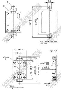 CH28-2032AU (BS-6AU, KLS5-CR2032-05) держатель элемента 2032 для поверхностного монтажа; золочение контактов