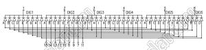 BJ3495AH индикатор светодиодный; 0.39"; 4-разр.; 7-сегм.; красный; общий катод