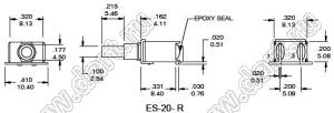 ES-20-SPR-H переключате кнопочный SMD