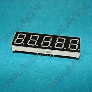 5-разр. 0.56 дюйм. 7-сегм. 5561 серия