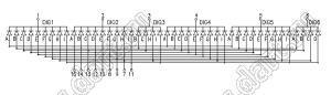 BJ3493AW индикатор светодиодный; 0.39"; 4-разр.; 7-сегм.; белый; общий катод